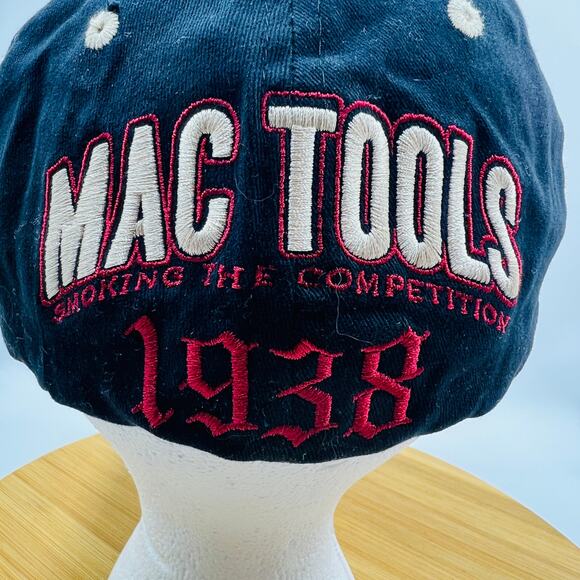Mac Tools Baseball Cap Embroidered Hat Build & Destroy Black Red Bird Graphic - Picture 4 of 8